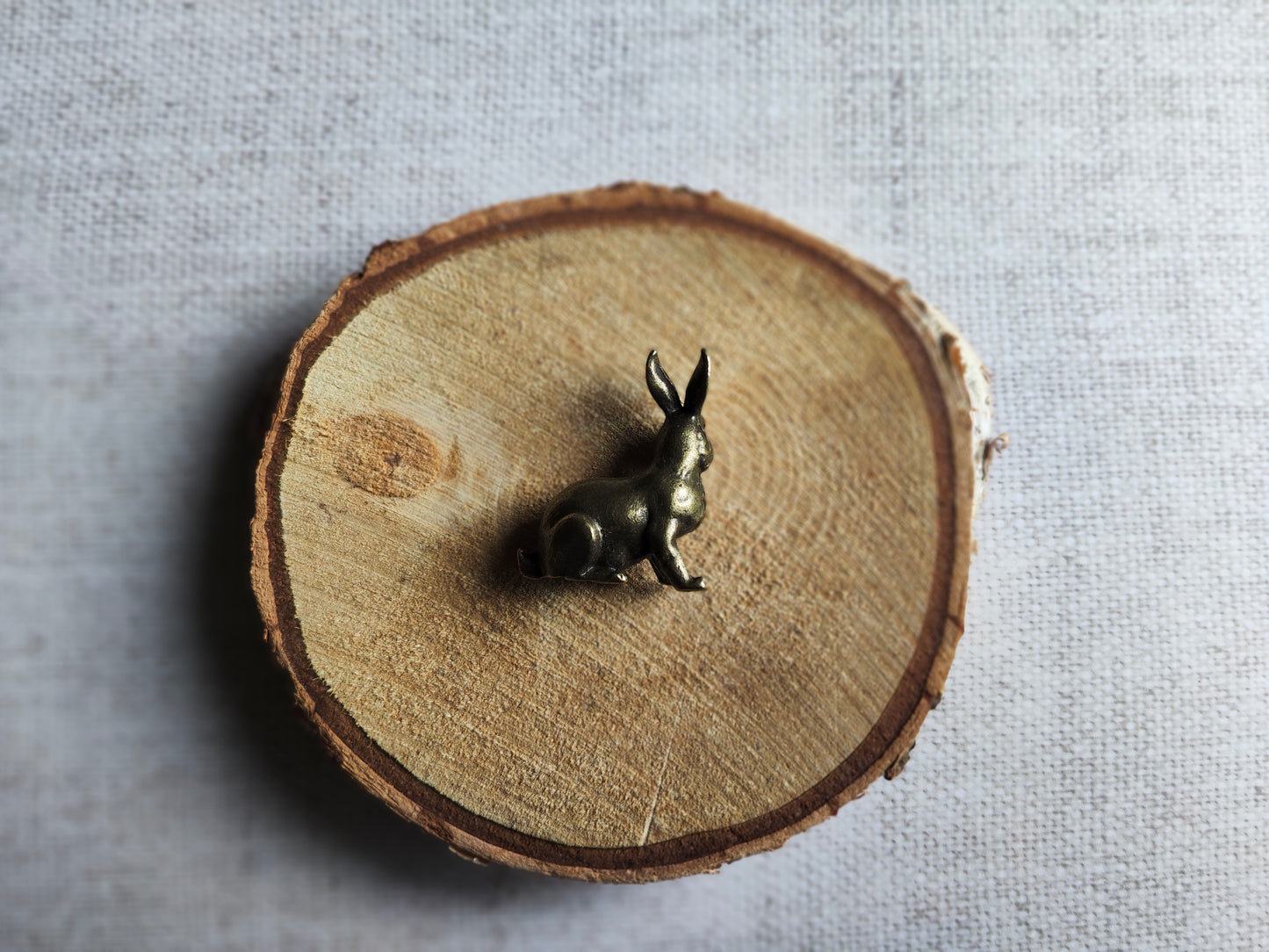 Lapin figurine animal laiton