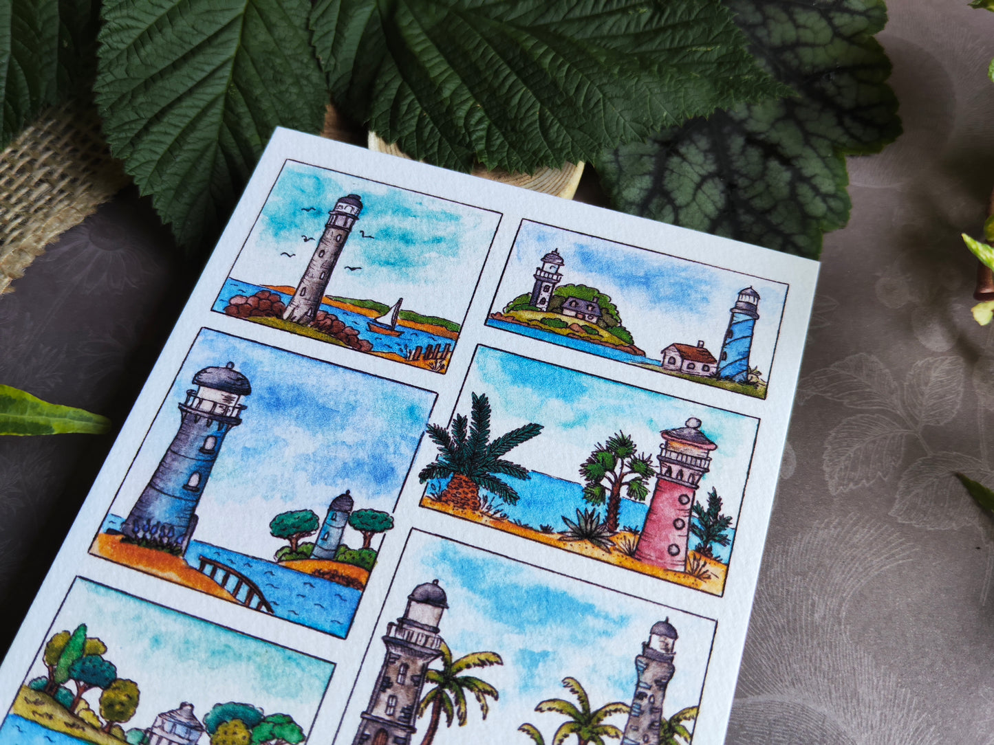 Carte Moodboard Phare – Bord de Mer Breton