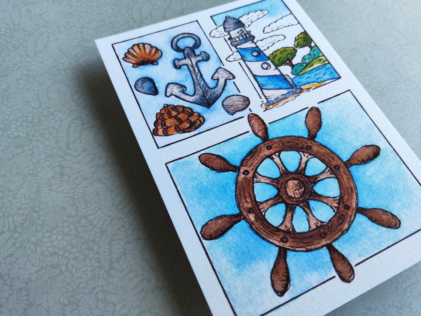 Carte Marine Phare – Barre Ancre Bateau