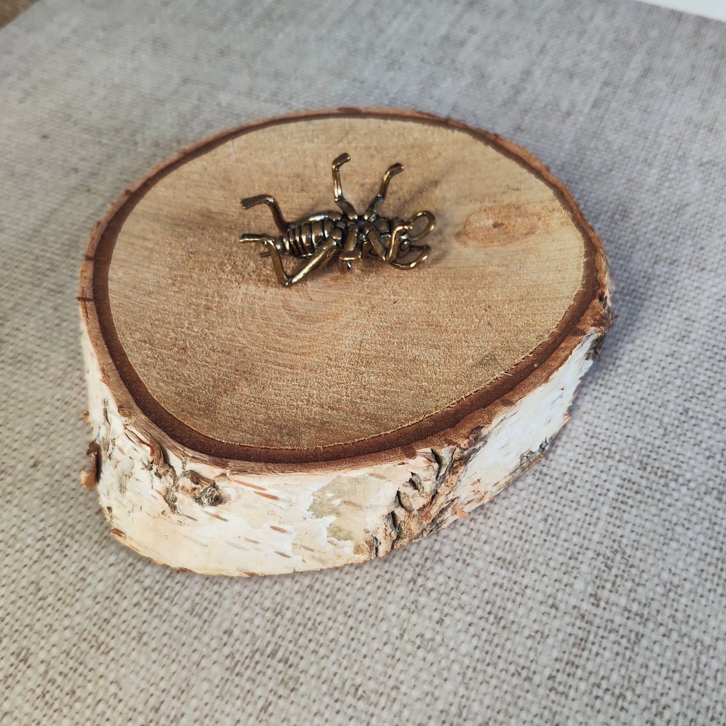 Sauterelle Insecte Animal Figurine Laiton