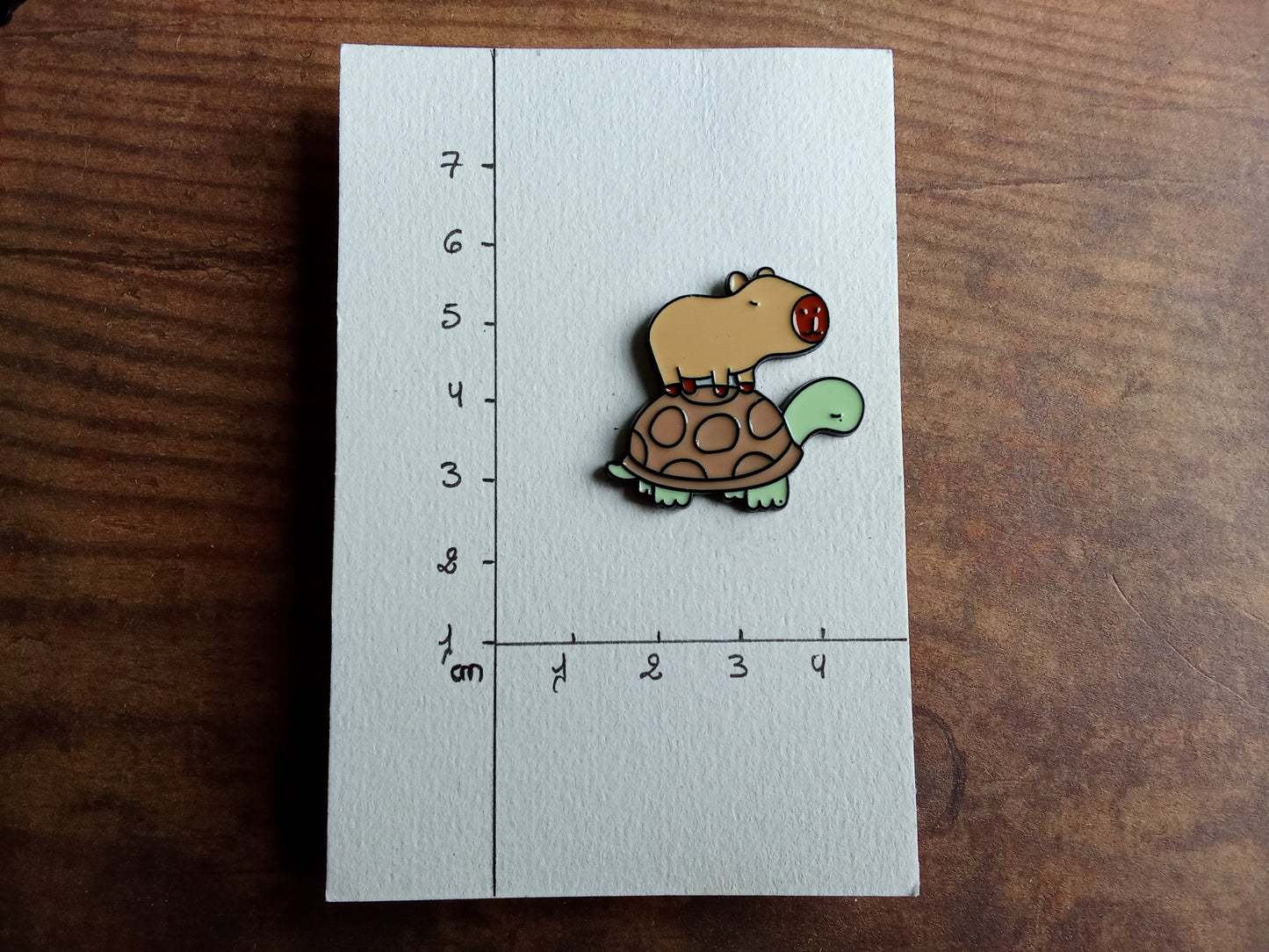 Pin's Tortue et Capybara Animal Cute
