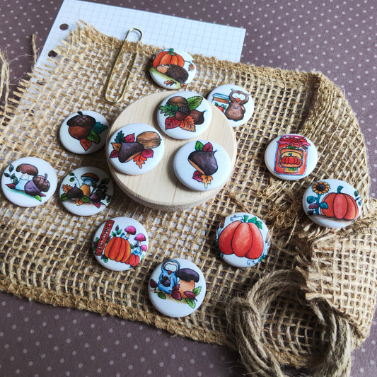 Nouvelle collection de badges d’automne