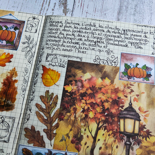 Carnet de journaling d’automne : créer au rythme de la saison