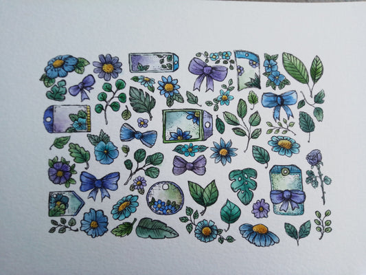 L’élégance des fleurs bleues : une palette florale