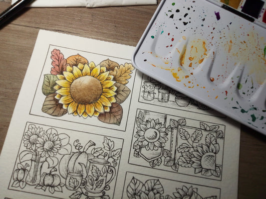 Découvrez la magie de l’automne à travers nos aquarelles et croquis