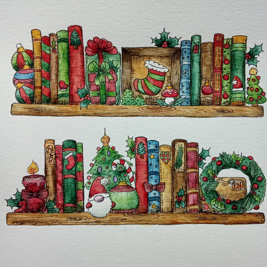 Plongez dans l’univers féérique de mes aquarelles et croquis de Noël