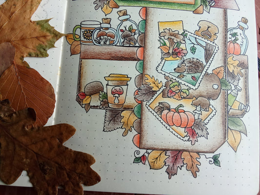Idées de dessins d’automne pour le bullet journal et l’agenda