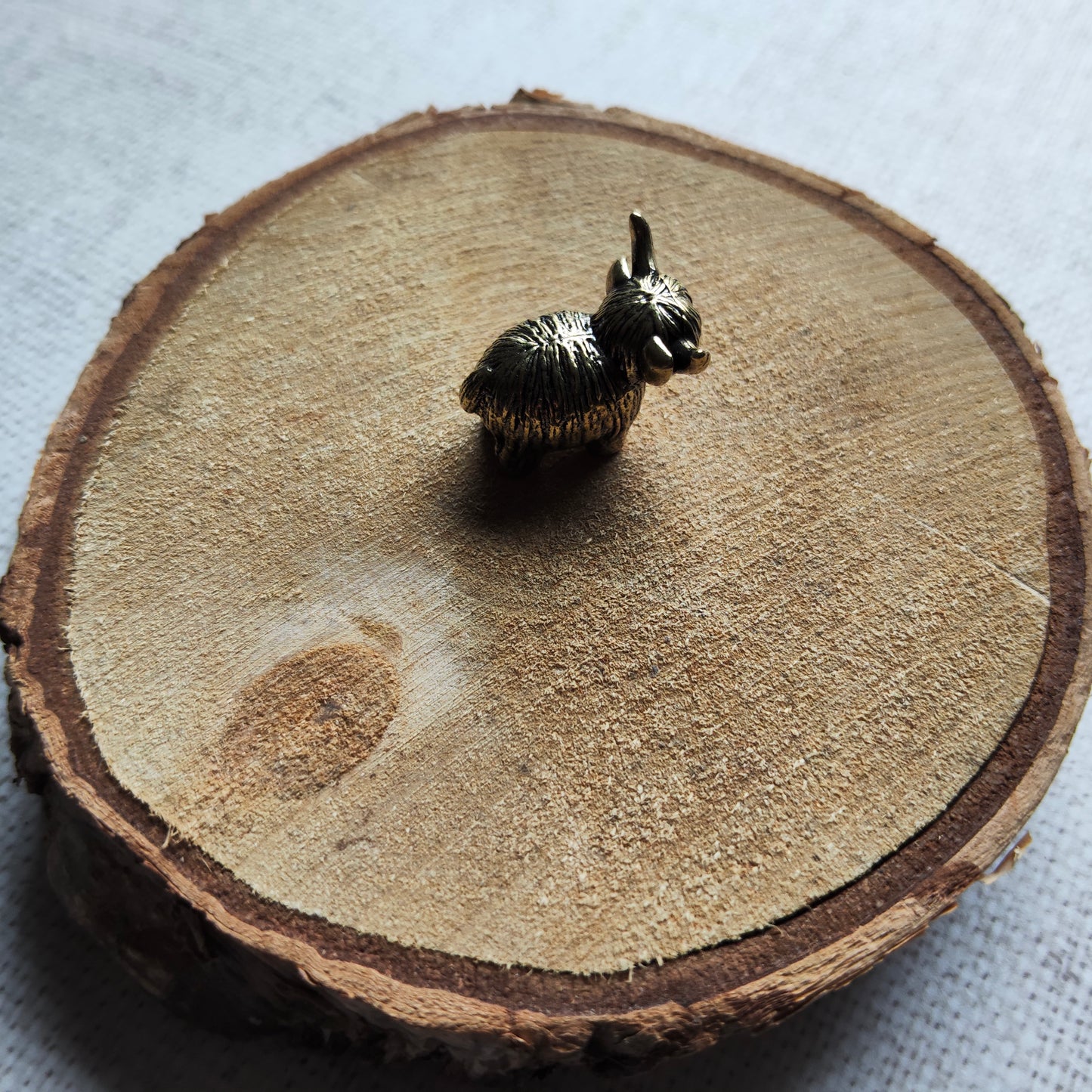 Petit Yak figurine animal mignon laiton