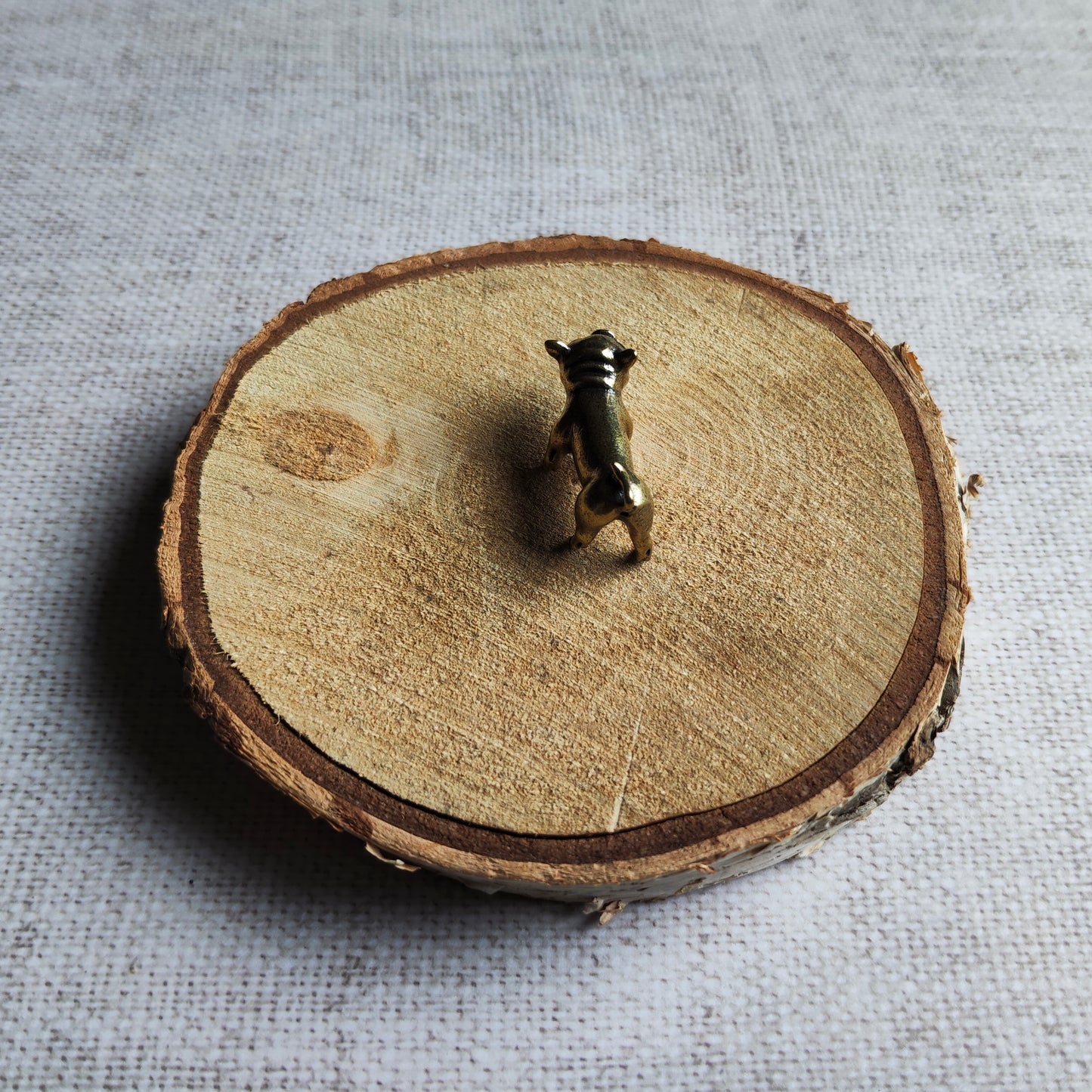 Cochon figurine animal laiton