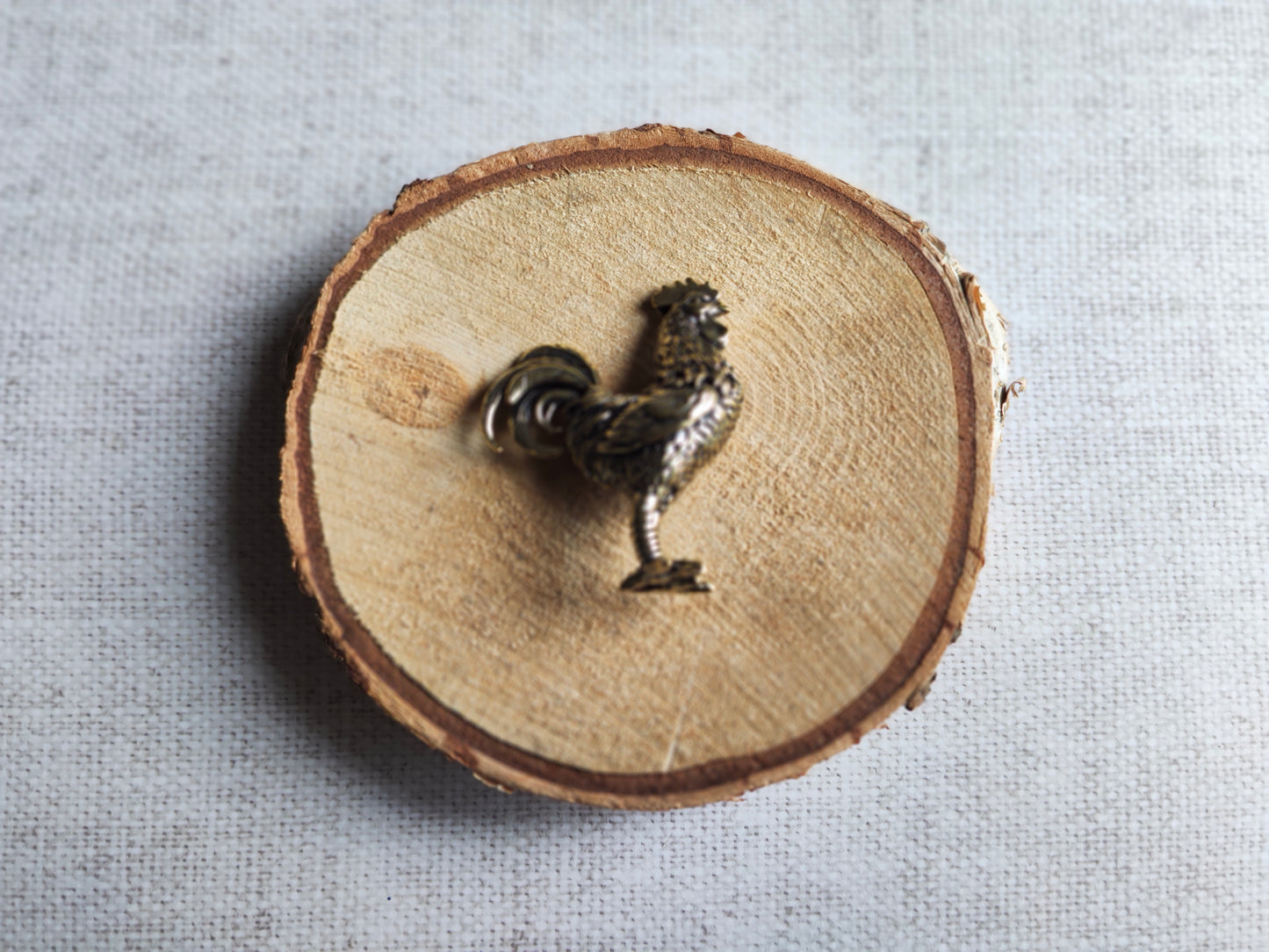 Coq animal ferme oiseau Figurine laiton