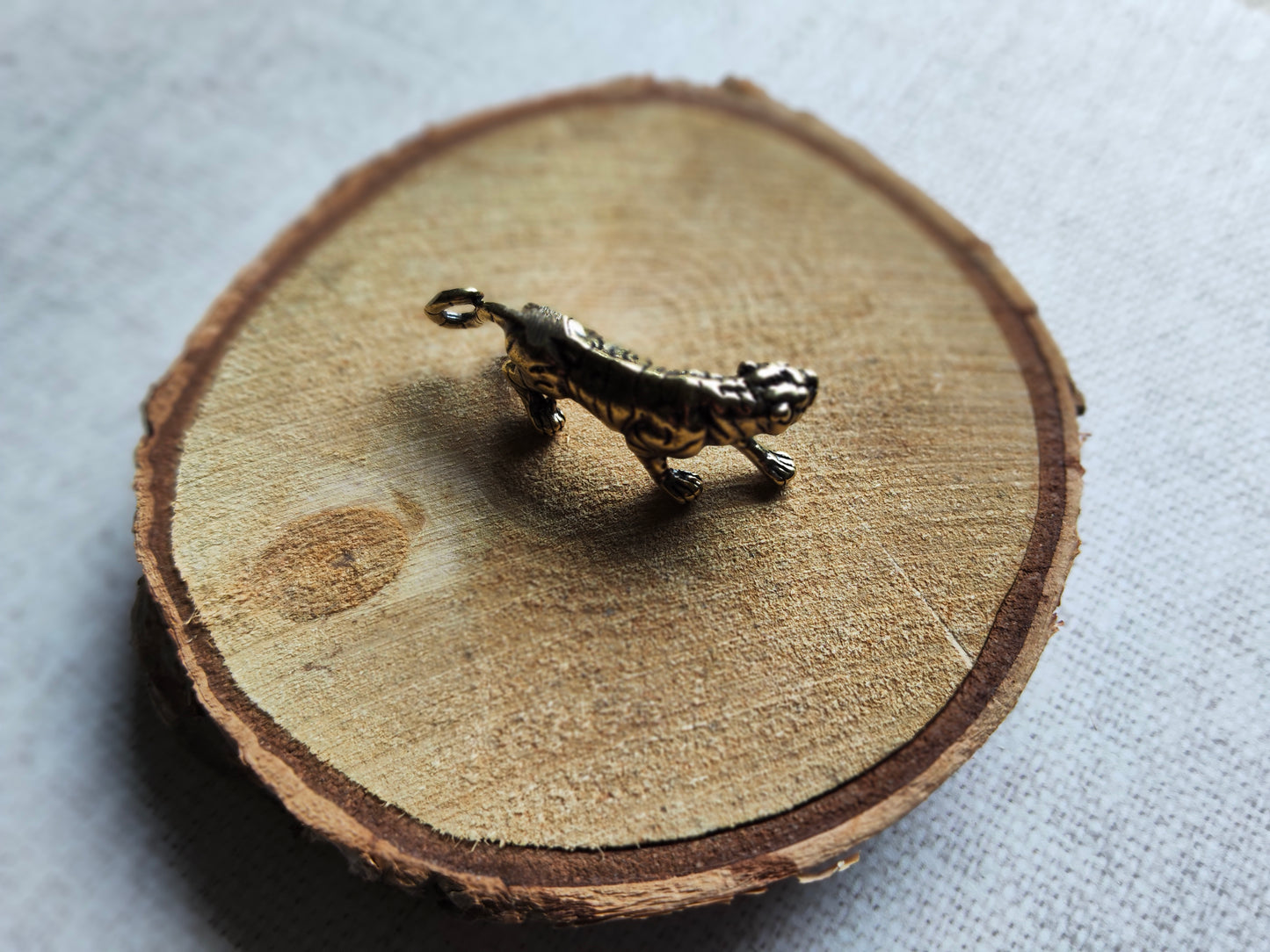 Tigre figurine animal félin laiton