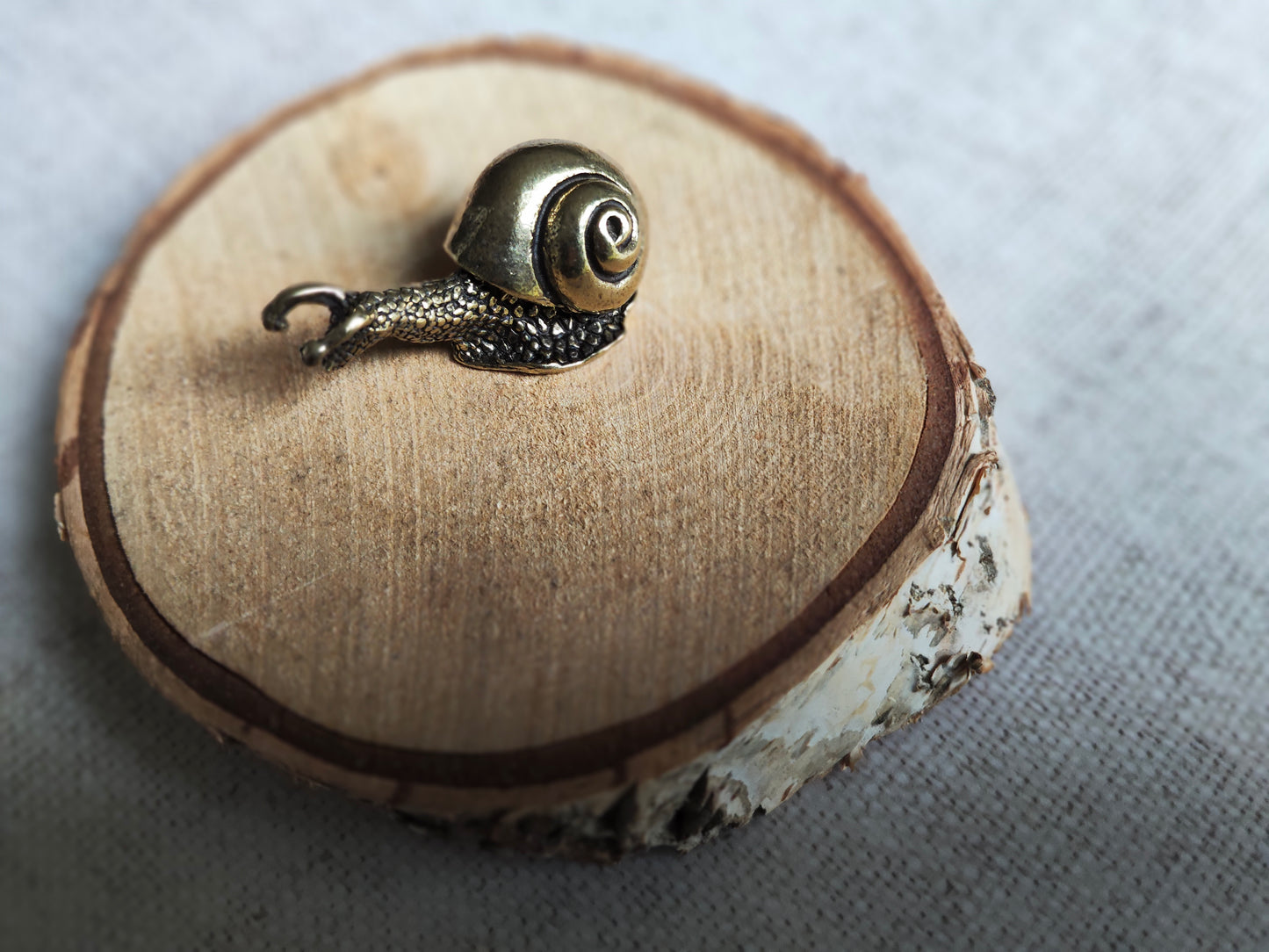 Escargot figurine animal jardin laiton