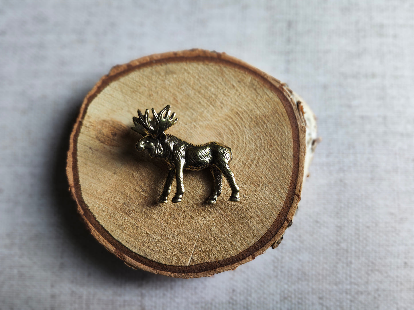 Elan figurine animal forêt laiton