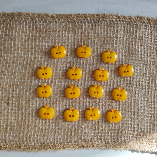 Boutons pomme jaune fruit