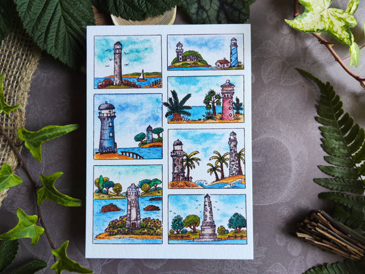 Carte Moodboard Phare – Bord de Mer Breton