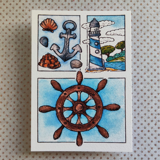 Carte Marine Phare – Barre Ancre Bateau