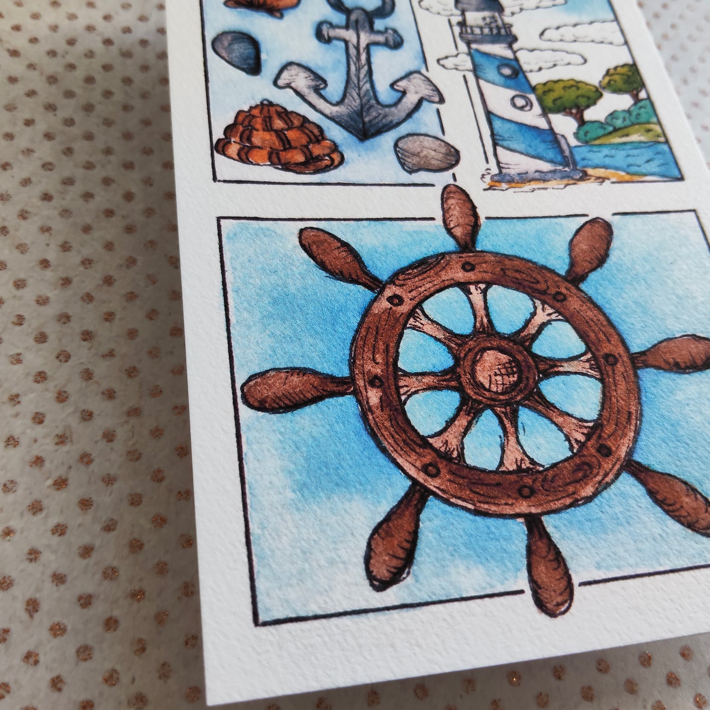 Carte Marine Phare – Barre Ancre Bateau