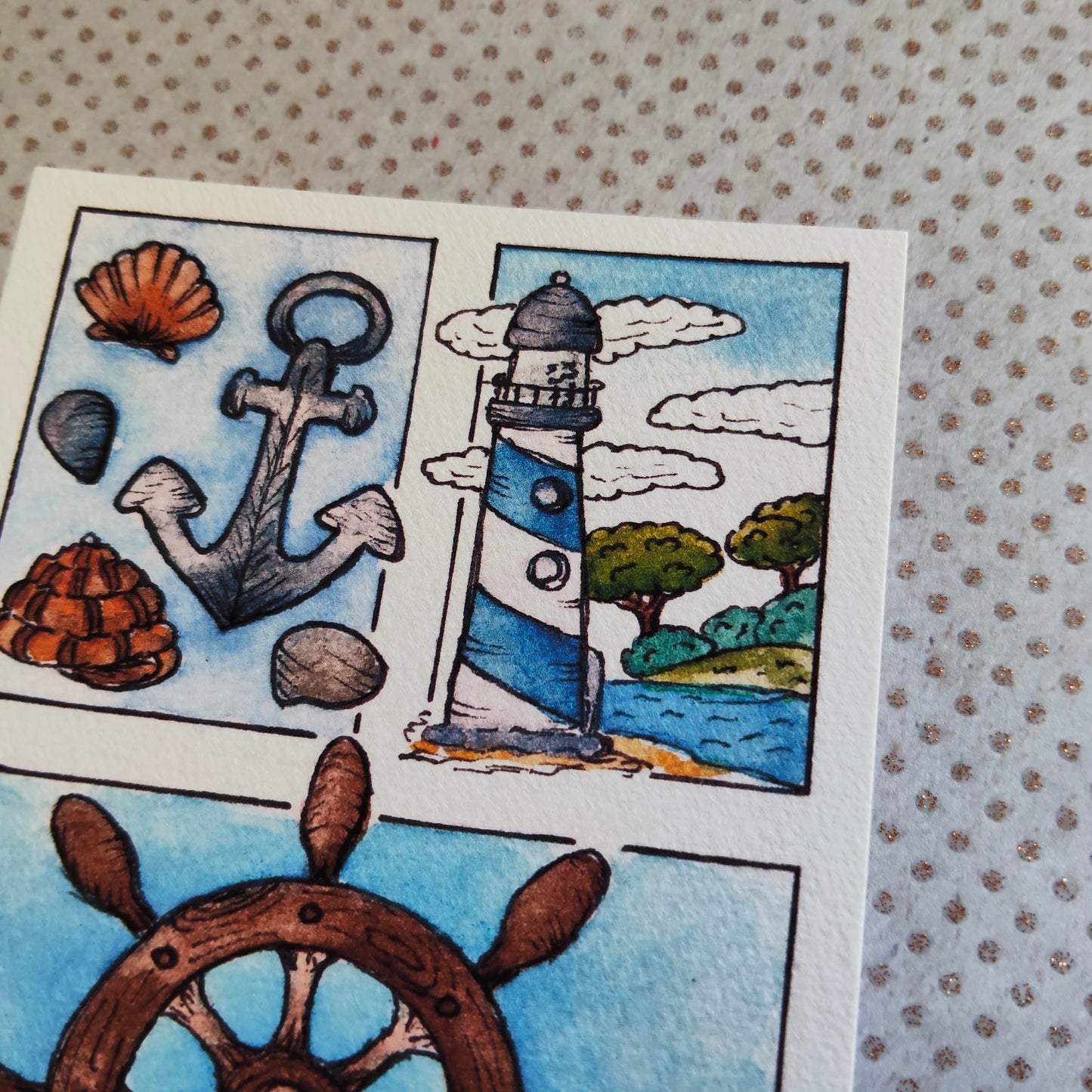 Carte Marine Phare – Barre Ancre Bateau
