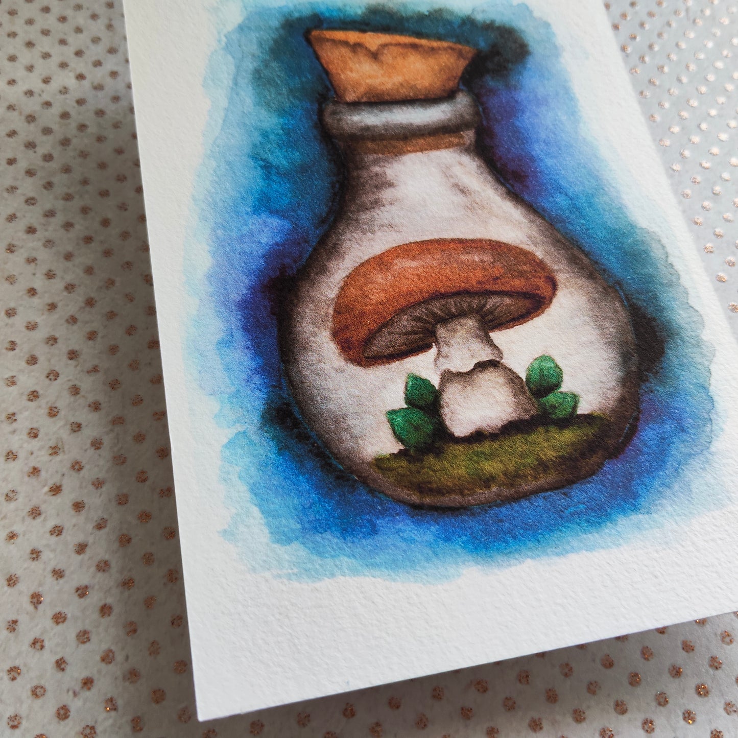 Carte Fiole Magique – Potion et Champignon