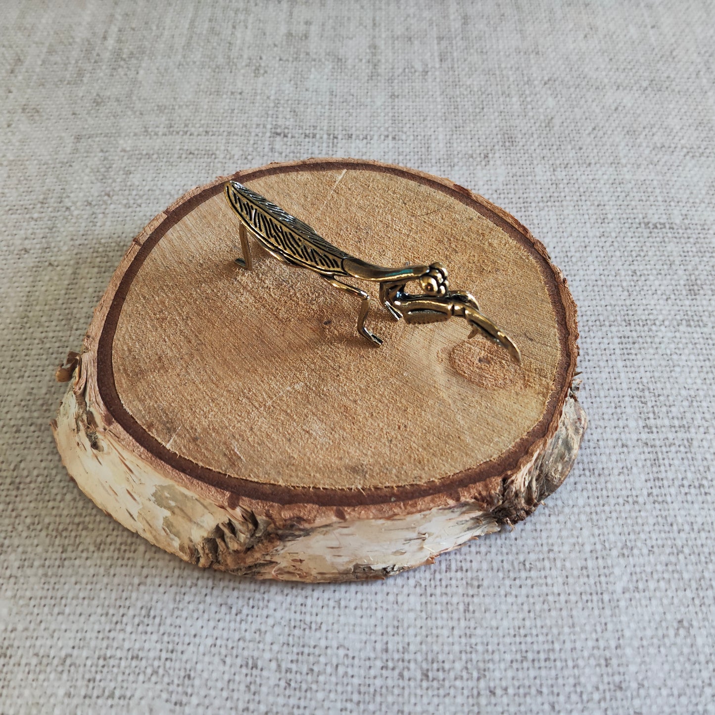 Mante Religieuse Insecte Animal Figurine Laiton