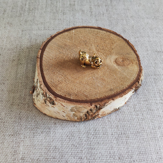 Chat Chaton Animal Figurine Laiton