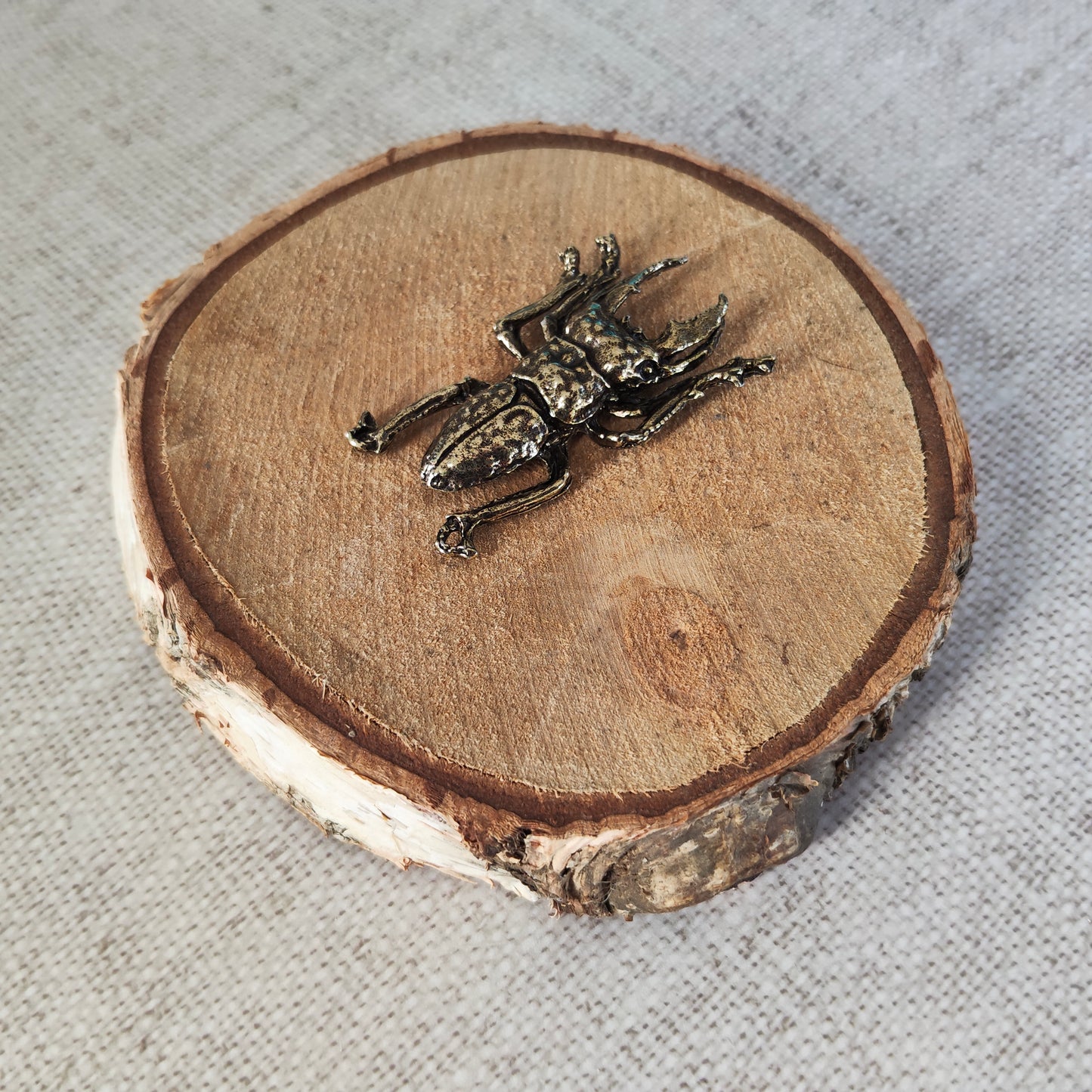 Scarabée insecte Animal Figurine Laiton