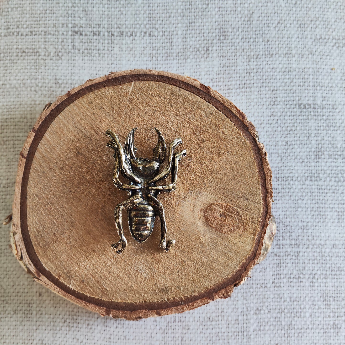 Scarabée insecte Animal Figurine Laiton