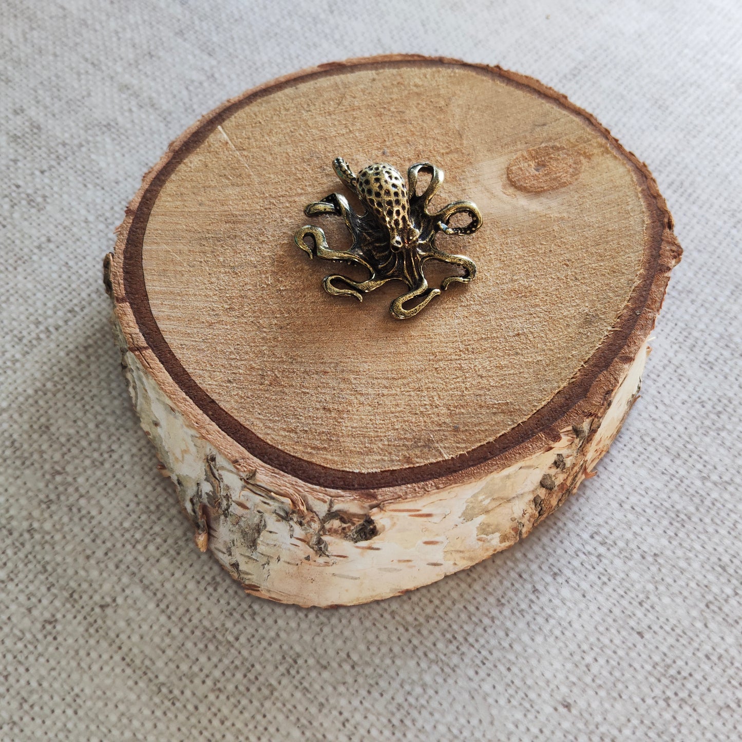 Pieuvre Animal marin Figurine Laiton