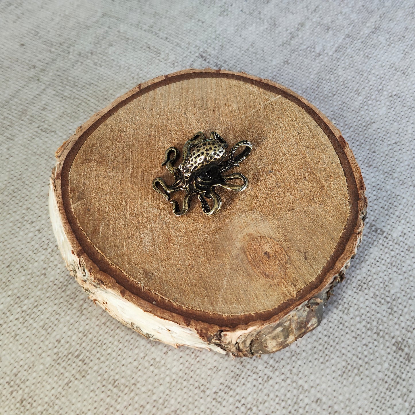 Pieuvre Animal marin Figurine Laiton