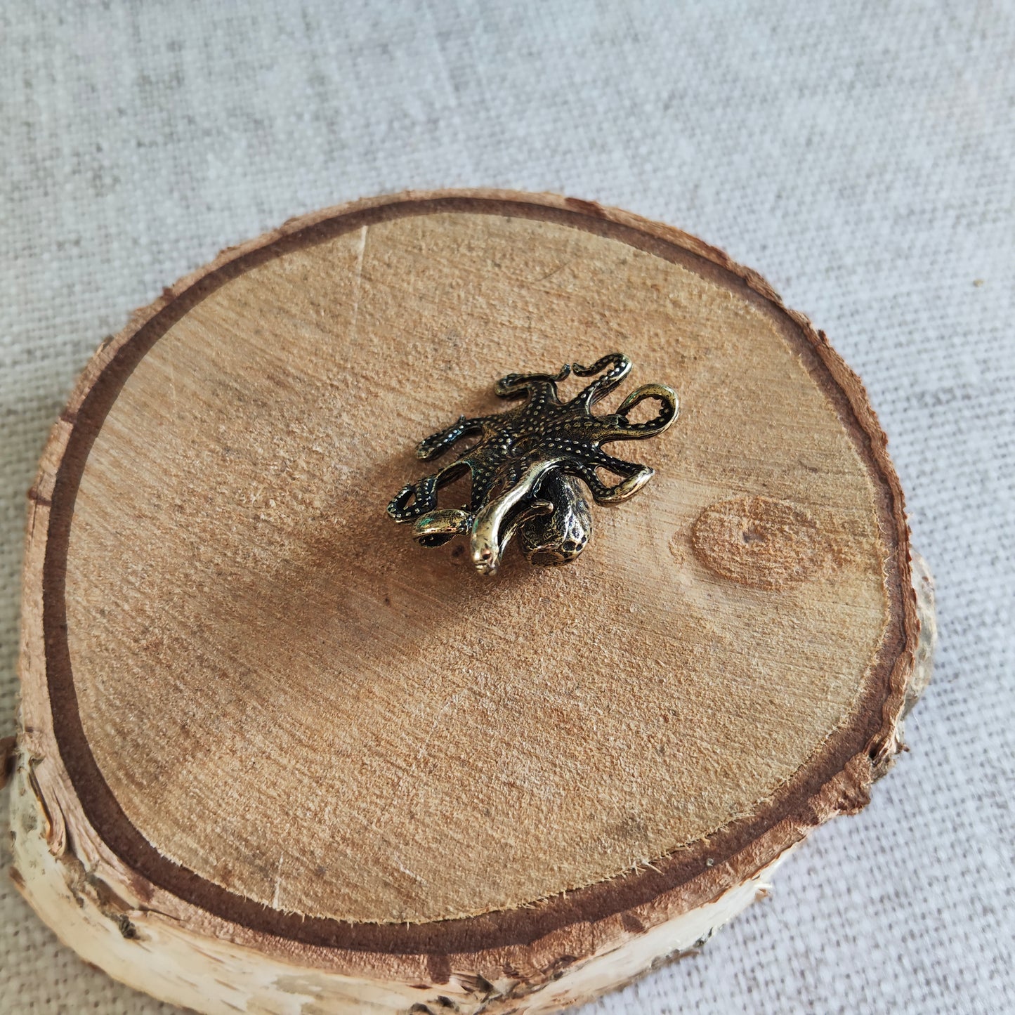 Pieuvre Animal marin Figurine Laiton