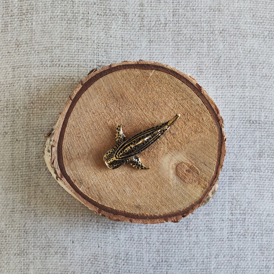 Requin Baleine Animal Marin Figurine Laiton