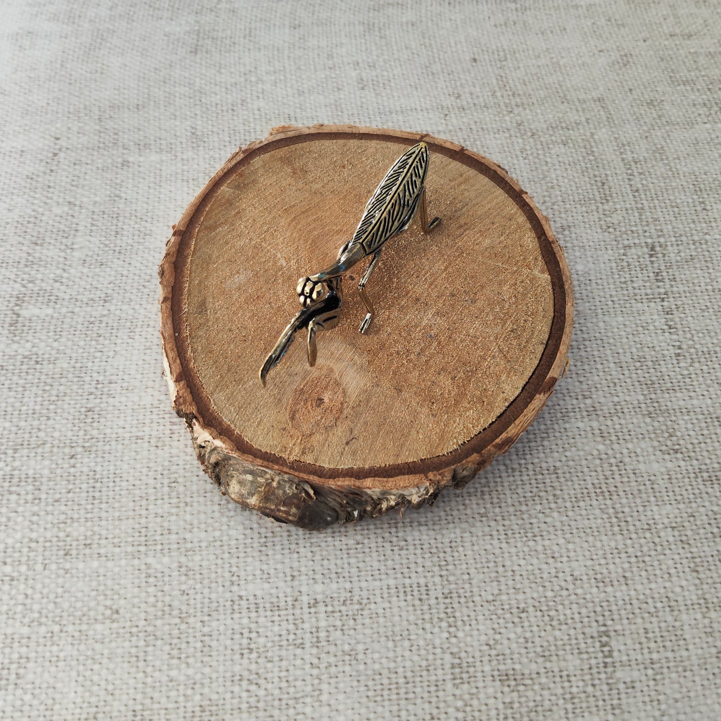 Mante Religieuse Insecte Animal Figurine Laiton