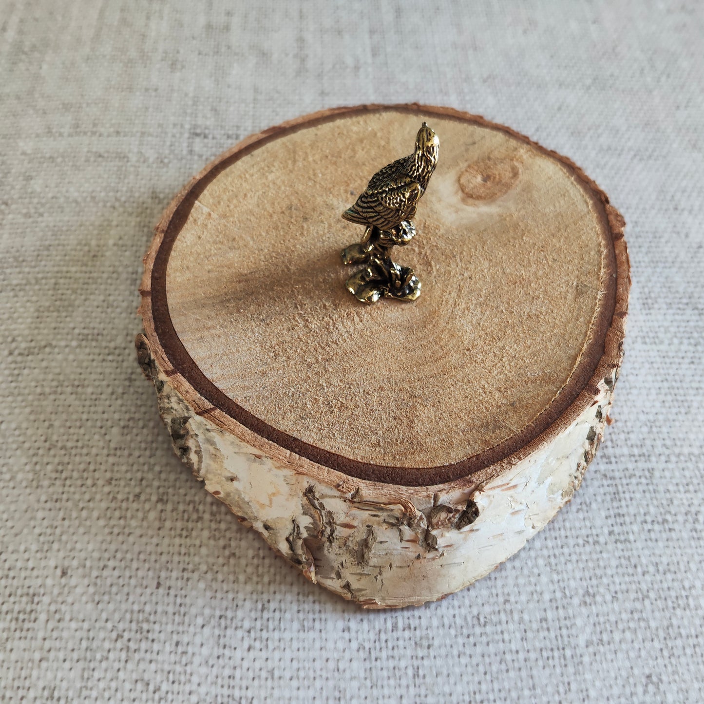 Aigle Rapace Animal Figurine Laiton