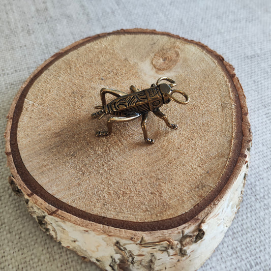 Sauterelle Insecte Animal Figurine Laiton