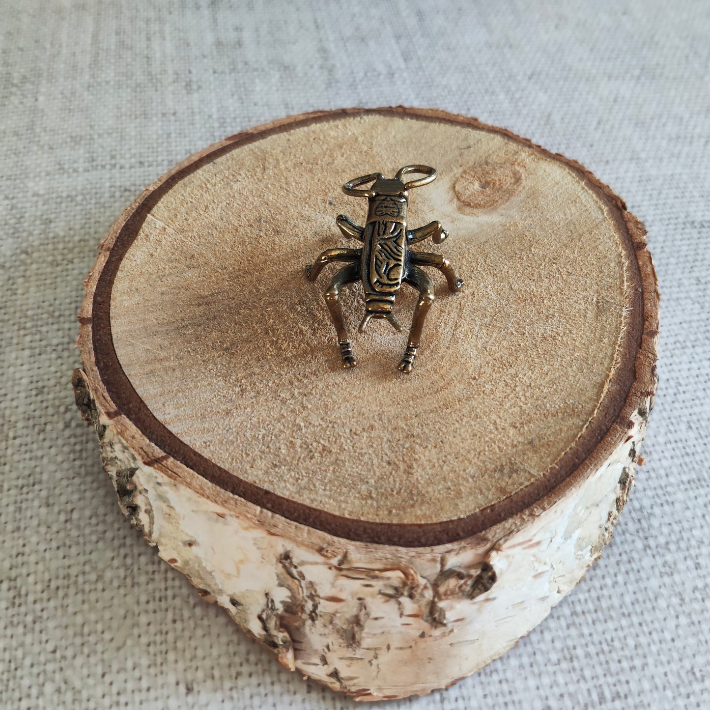 Sauterelle Insecte Animal Figurine Laiton