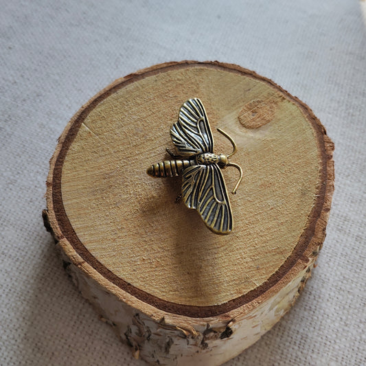 Papillon de nuit Insecte Animal Figurine Laiton