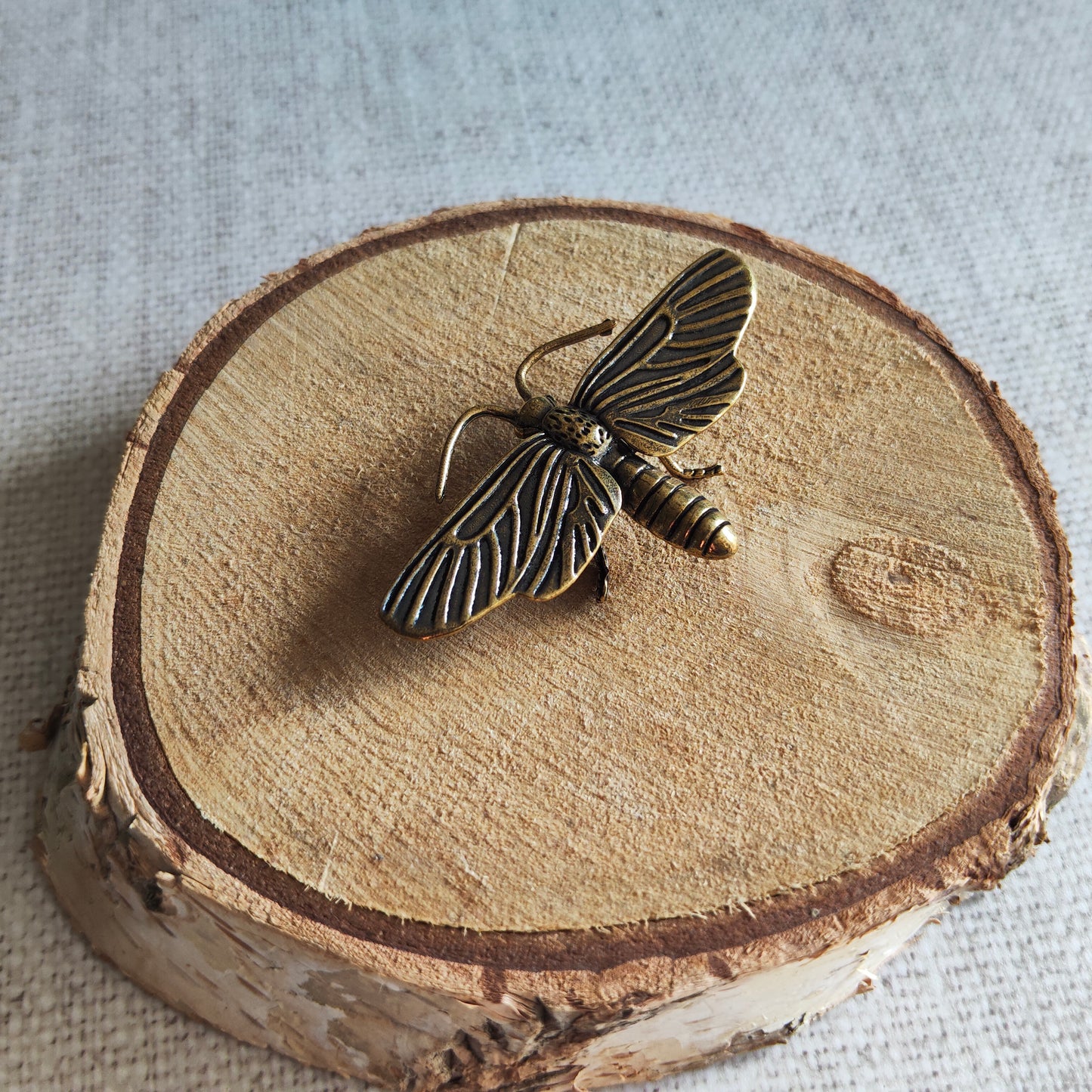 Papillon de nuit Insecte Animal Figurine Laiton