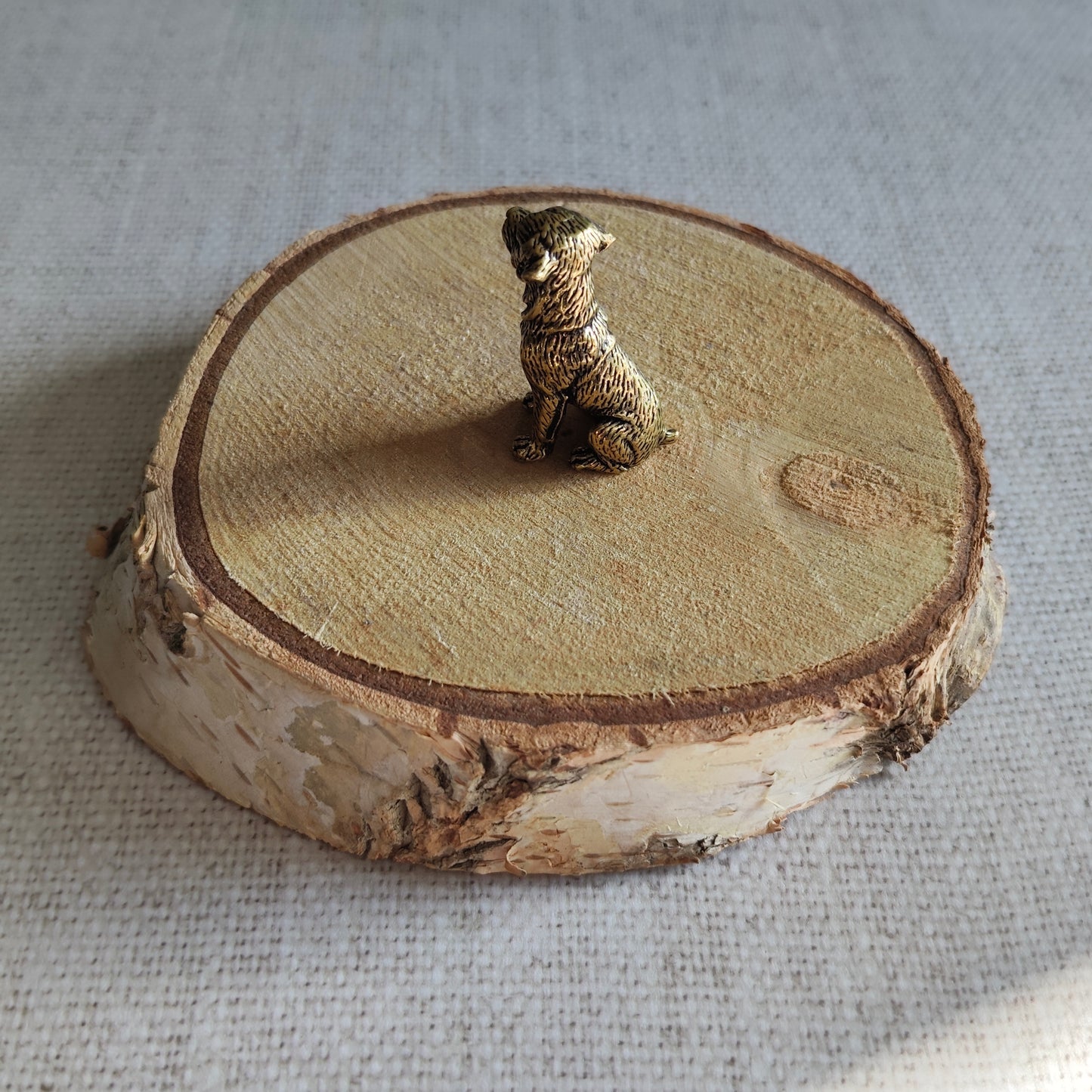 Chien Labrador figurine animal canin laiton