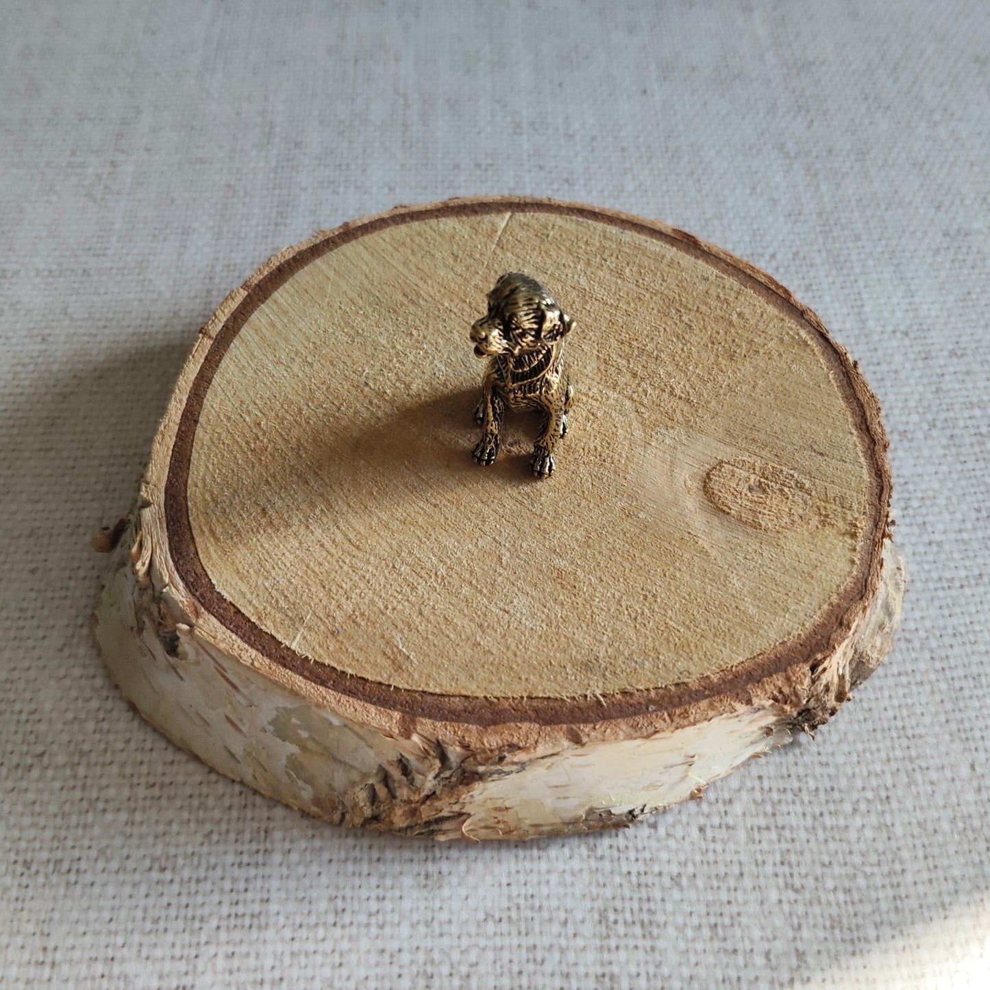 Chien Labrador figurine animal canin laiton
