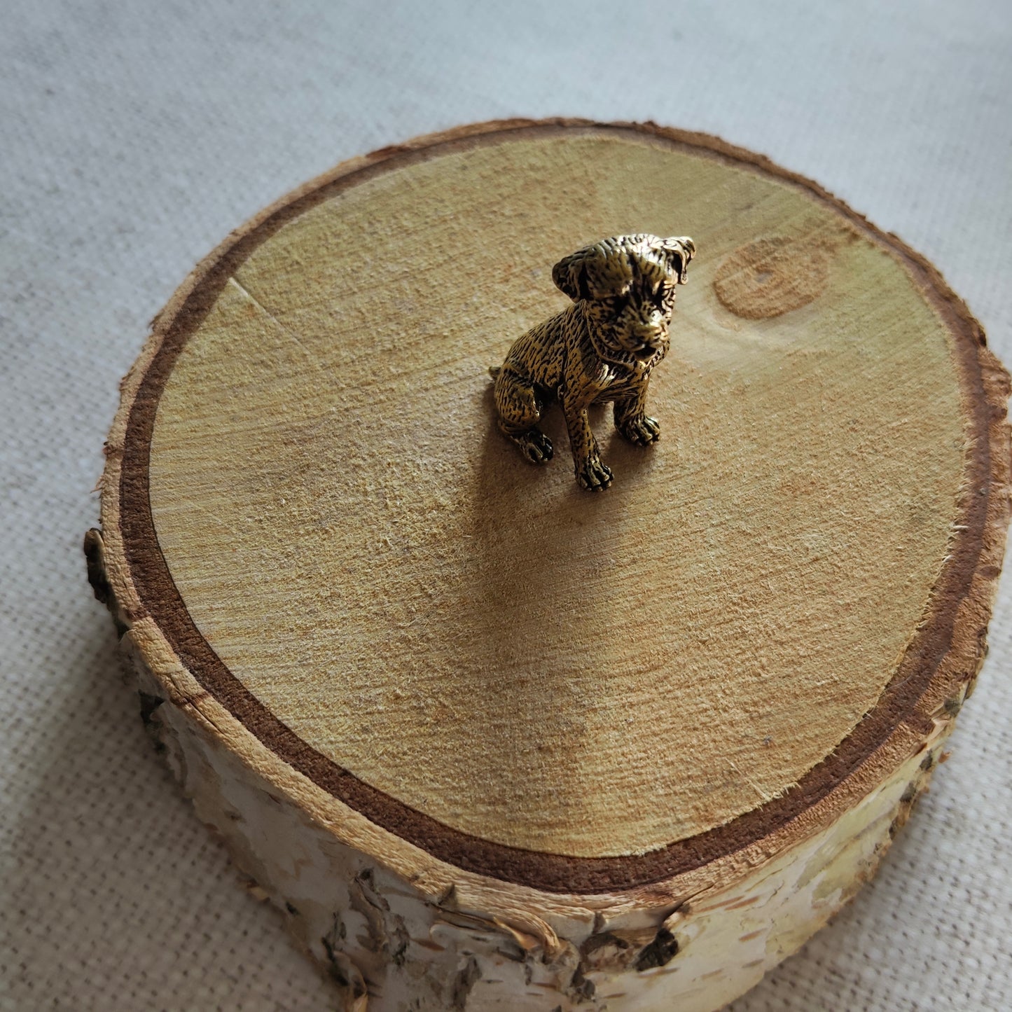 Chien Labrador figurine animal canin laiton