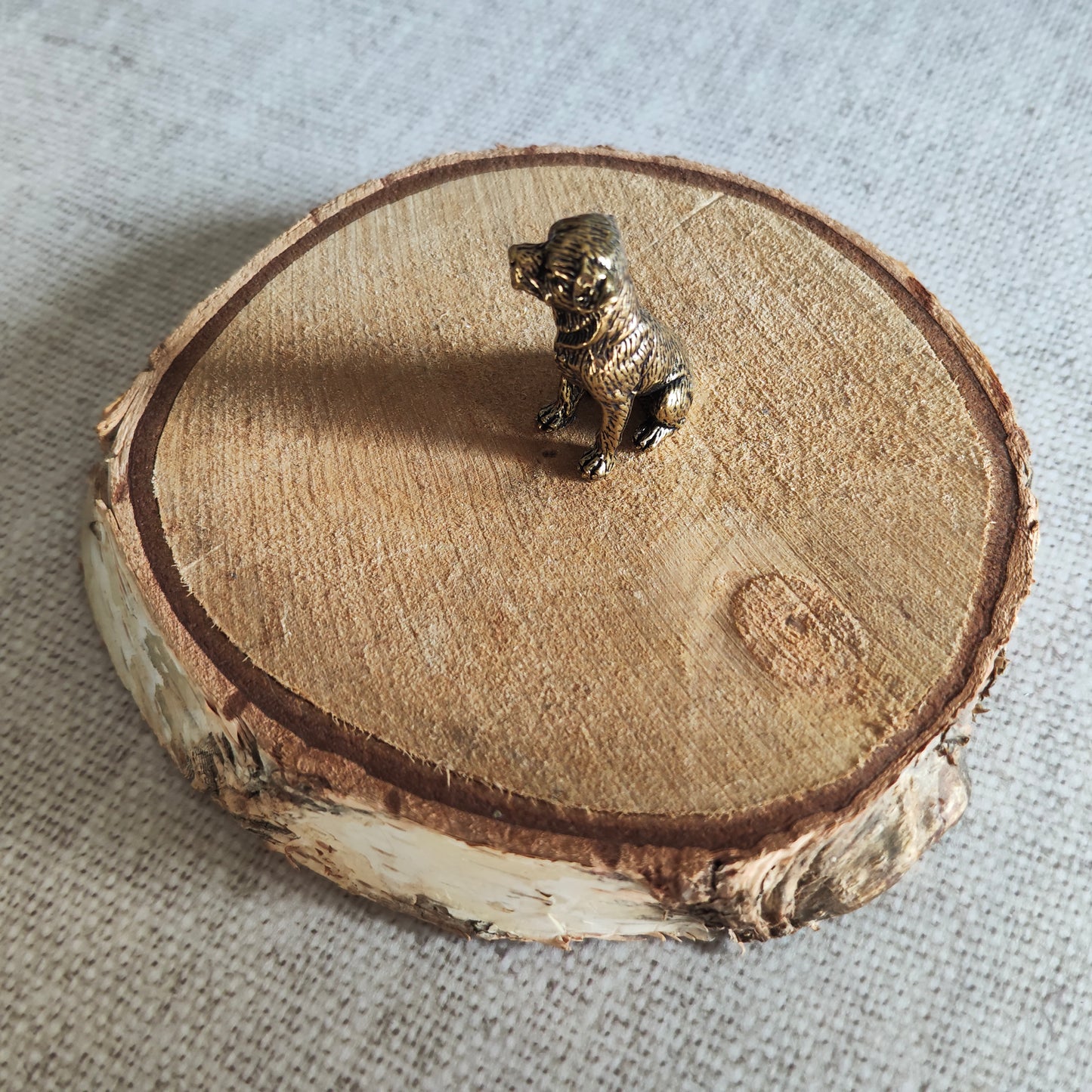 Chien Labrador figurine animal canin laiton