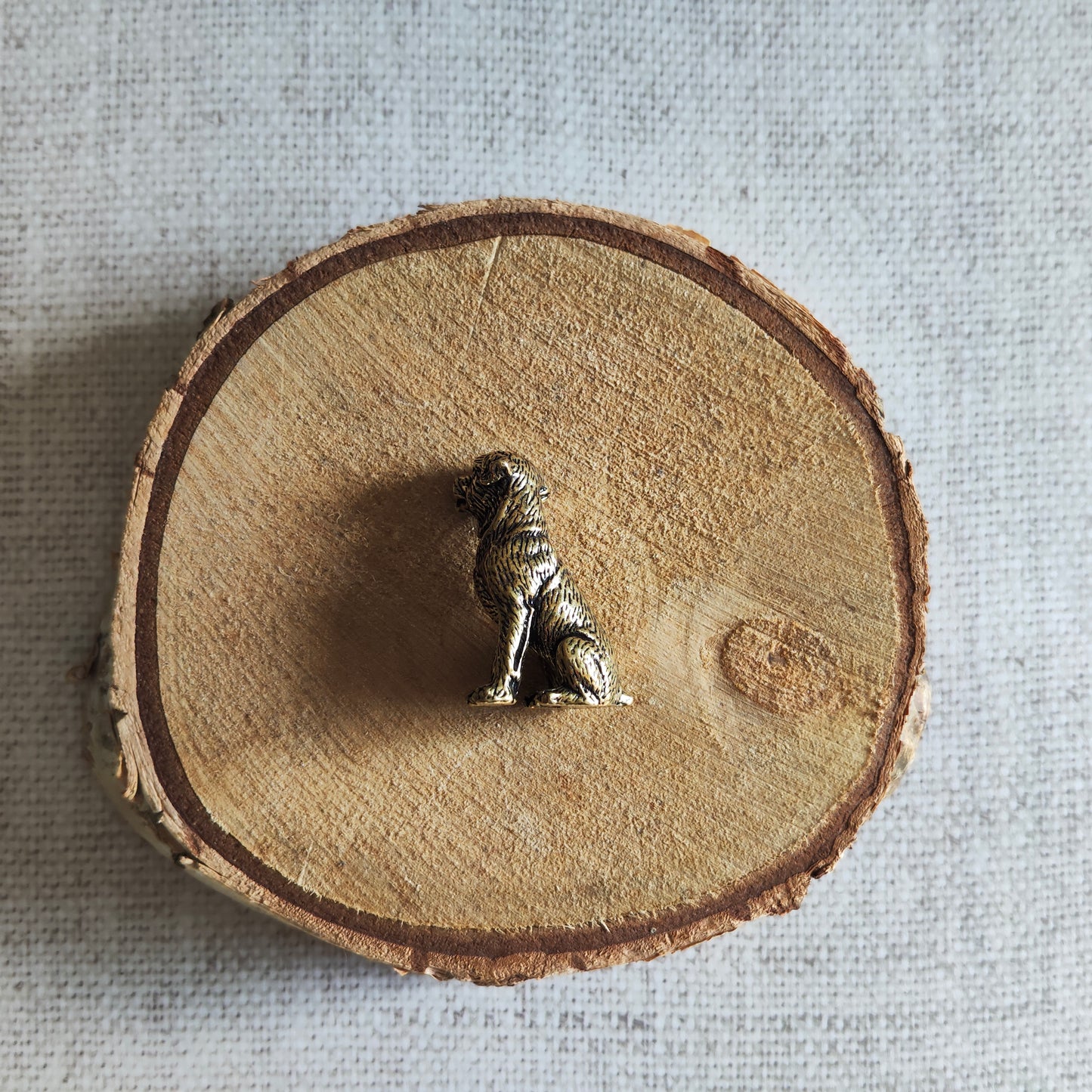 Chien Labrador figurine animal canin laiton