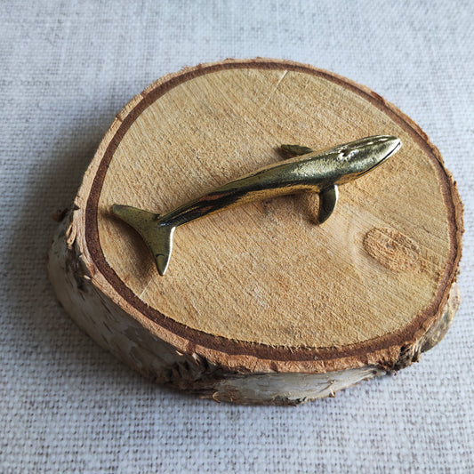 Baleine bleu Cétacé Animal Marin Figurine Laiton