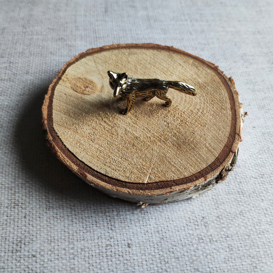 Renard Animal Forêt Figurine Laiton