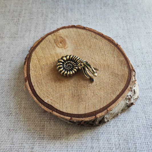 Nautilus céphalopodes figurine laiton animal marin