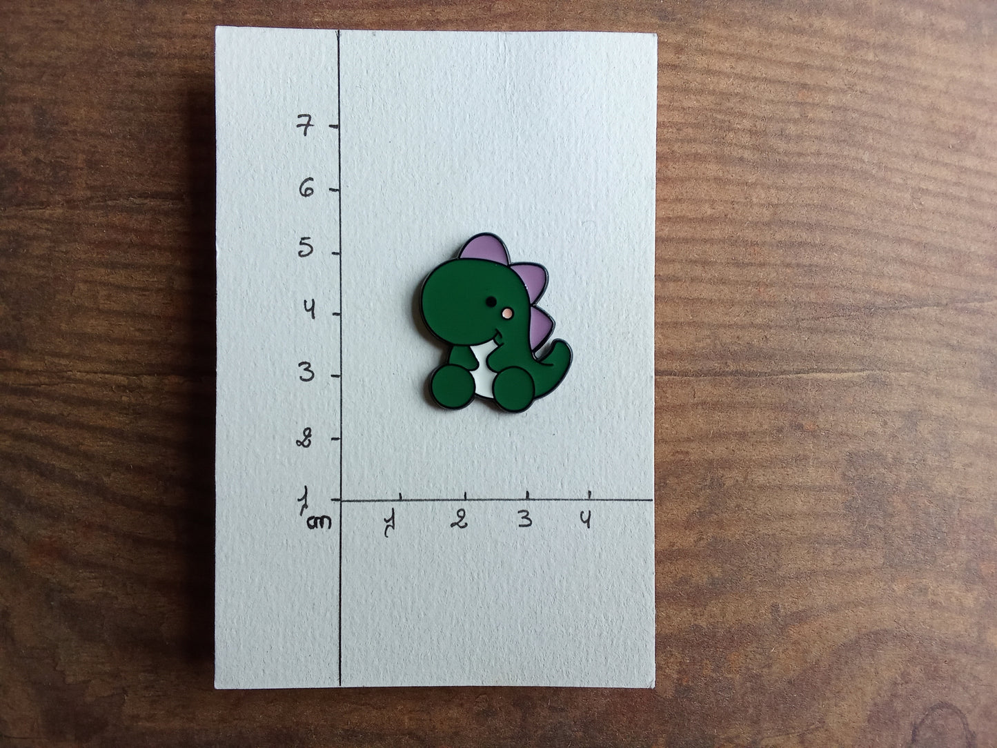 Pin's Dinosaure vert mignon animal