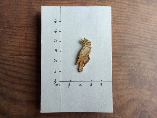 Pin's Perroquet Oiseau tropicale Animal Jaune
