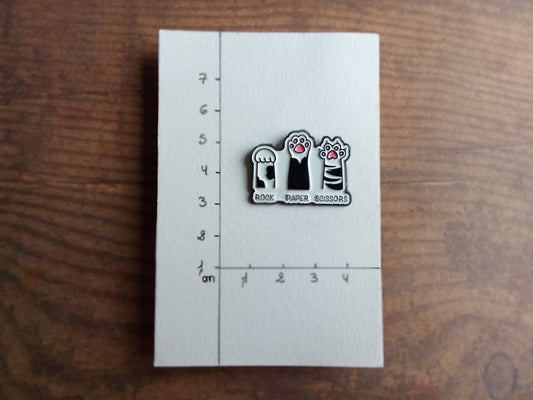 Pin's Pattes de chat animal félin mignon