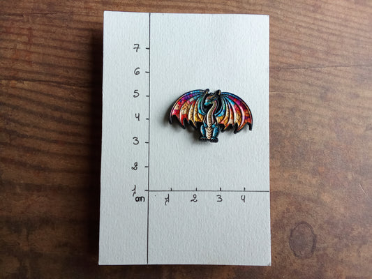 Pin's Dragon Multicolore Mythes et Légendes