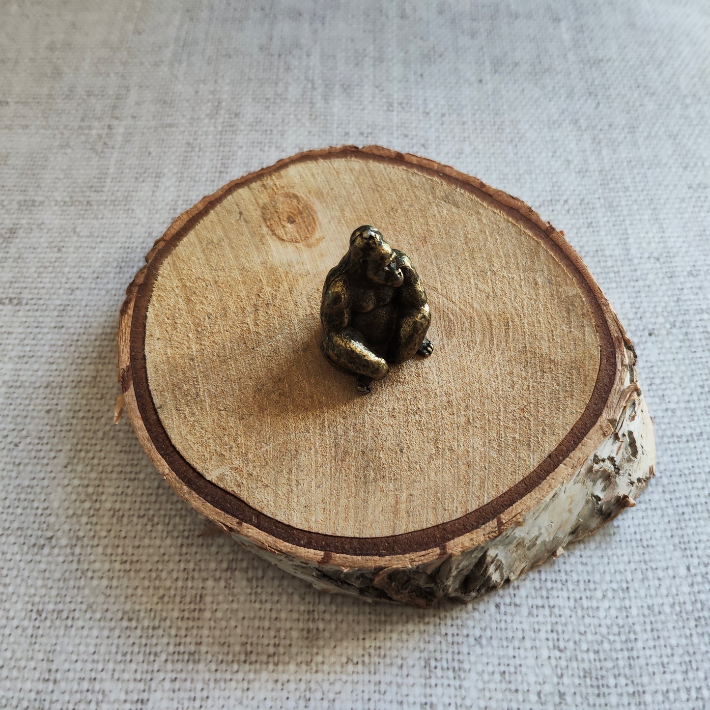 Figurine Animal Gorille laiton Miniature